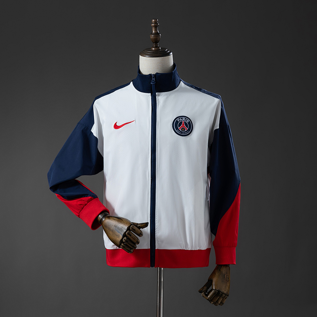 PSG 25/26 Windbreaker - White, Sizes S-3XL, foto 1