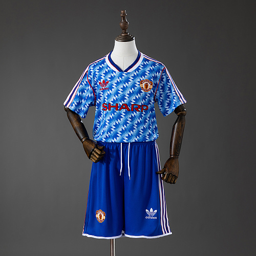 M-U 90/92 Visitante Retrô Kit infantil Tamanho 16-28