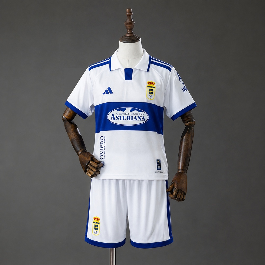 Real Oviedo 26/27 Third Kids Kit Tamanho 16-28, foto 1