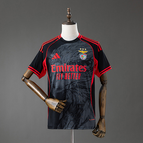 Benfica 26/27 Special Eagle Camisa - Black& Red S-4XL