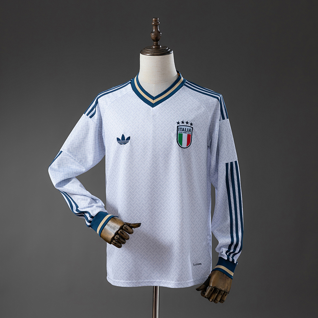 Italy 2026 Visitante Manga longa Camisa S-4XL, foto 1