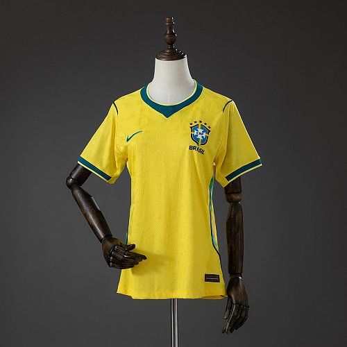 Brazil 2026 Titular Versão jogador Feminina Camisa S-XXL