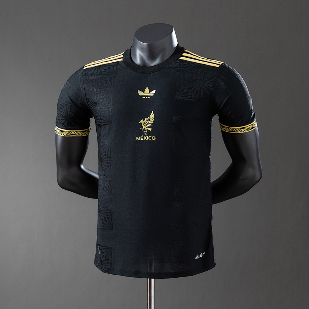 Mexico 25/26 Edição especial Black Versão jogador Camisa S-4XL, foto 1