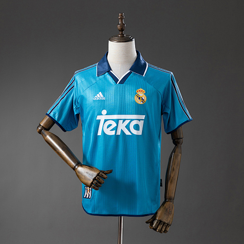 Real Madrid 99/00 Terceira Retrô Camisa S-XXL