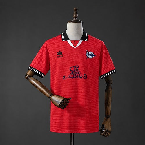 Retrô Deportivo Alavés 00/01 Visitante Camisa S-XXL