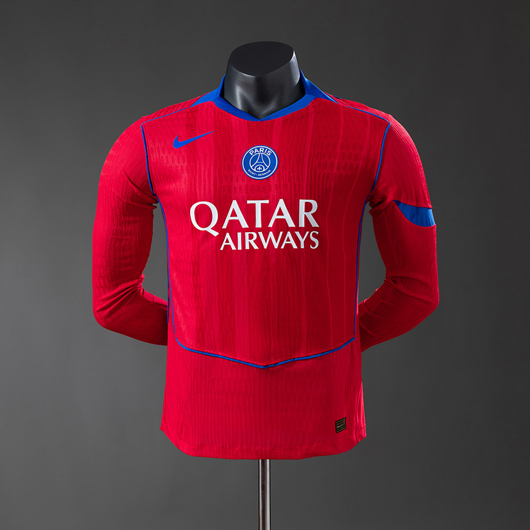 PSG 25/26 Terceira Manga longa Versão jogador Camisa S-3XL, foto 1