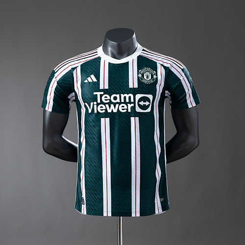 M-U 23/24 Visitante Retrô Versão jogador Camisa S-3XL