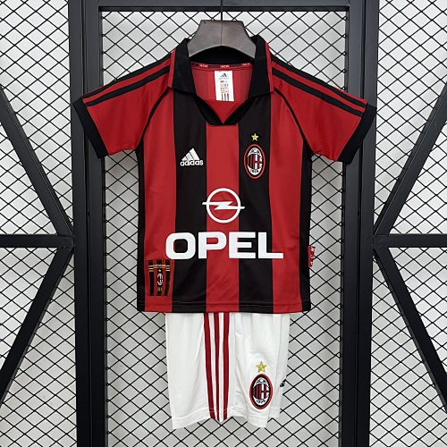 kids AC Milan 98/99 Titular Tamanho: 16-28