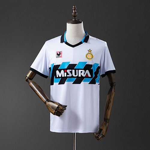 Inter Milan 90/91 Visitante Retrô Camisa S-XXL