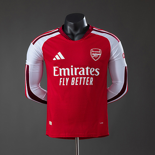 Arsenal 26/27 Titular Versão jogador Manga longa Camisa S-3XL