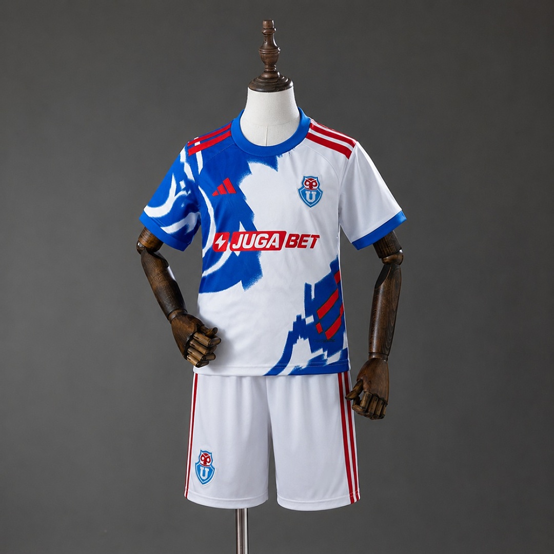 Universidad de Chile 26/27 Visitante Kids kit Tamanho 16-28, foto 1