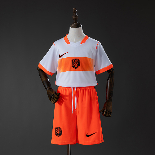Netherlands 2026 Visitante Kit infantil Tamanho 16-28