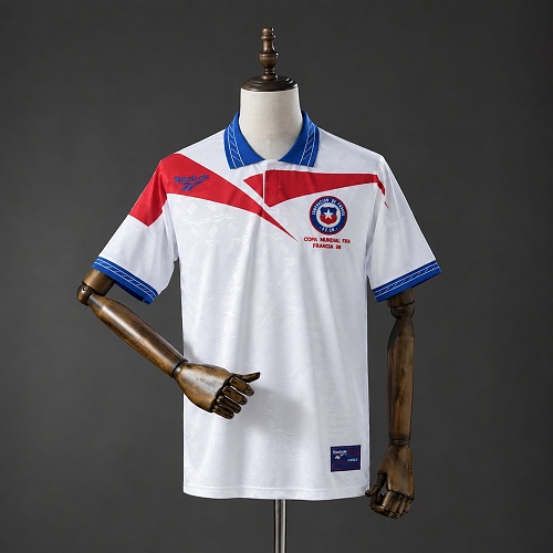 Chile 1998 Visitante Retrô Camisa S-XXL