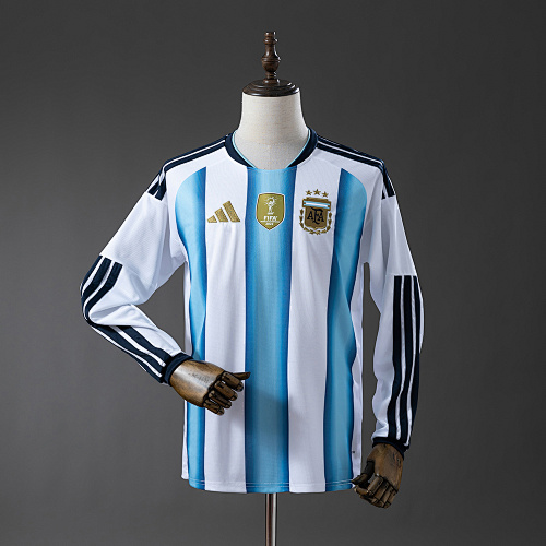 Argentina 2026 Titular Manga longa Camisa S-4XL