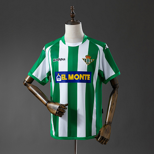 Real Betis 01/02 Titular Retrô Camisa S-XXL