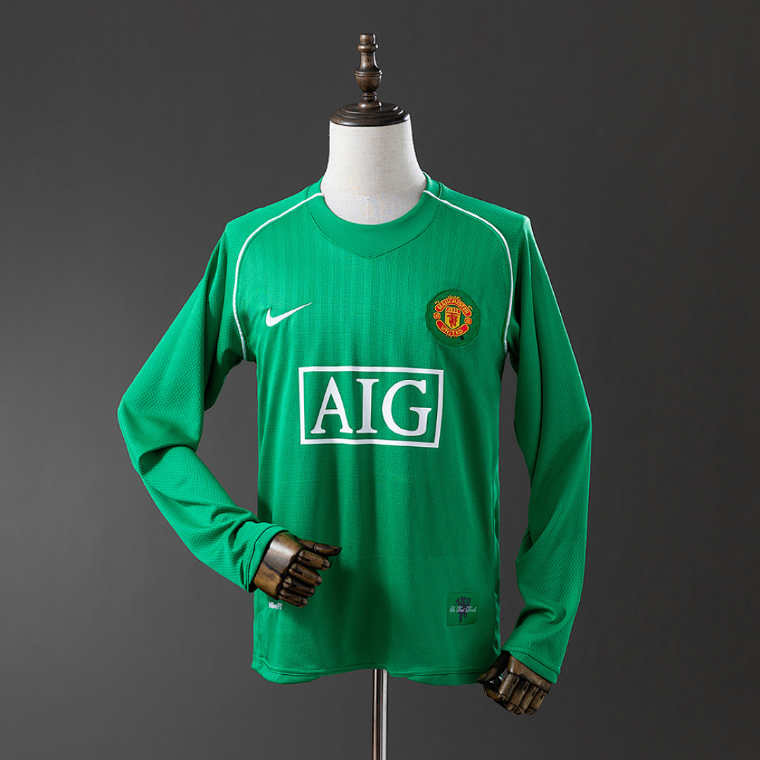 M-U 07/08 Goleiro Manga longa Retrô Camisa S-XXL, foto 1