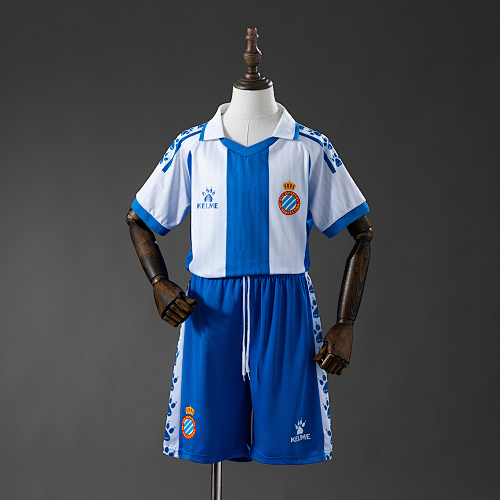 Espanyol 25/26 Titular Kids Camisa Tamanho:16-28