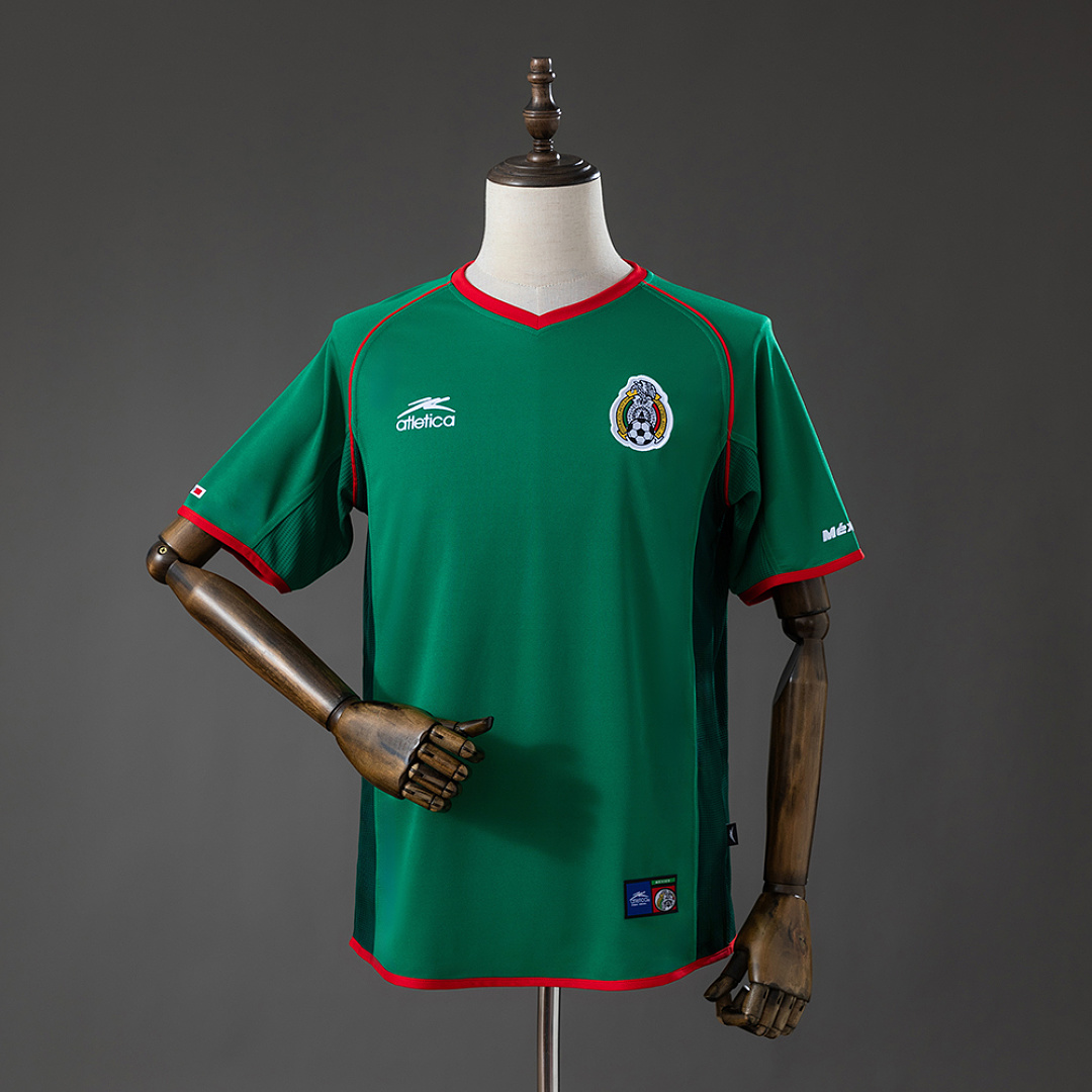 Mexico 2002 Titular Retrô Camisa S-XXL, foto 1