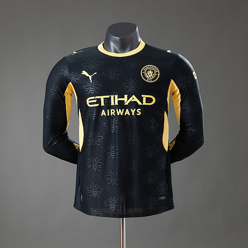 Manchester City 26/27 Terceira Versão jogador Manga longa Camisa S-3XL