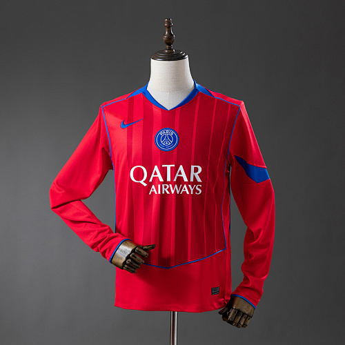 PSG 25/26 Terceira Manga longa Camisa S-4XL