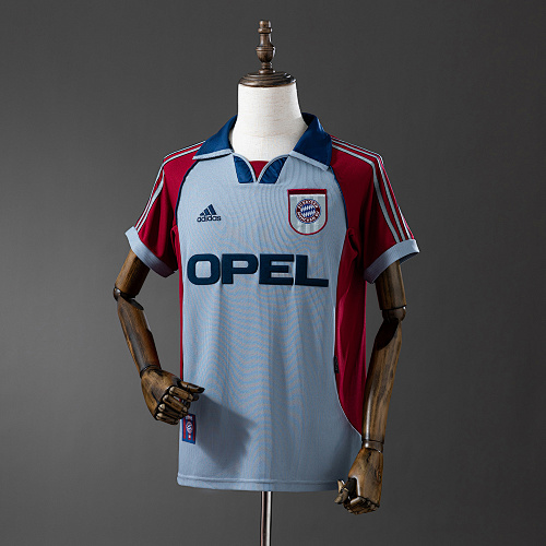 Bayern Munich 1998/99 Visitante Retrô Camisa S-XXL