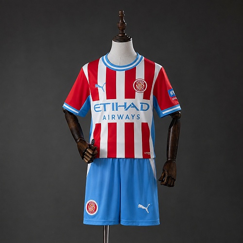 Girona 26/27 Titular Kids kit Tamanho 16-28