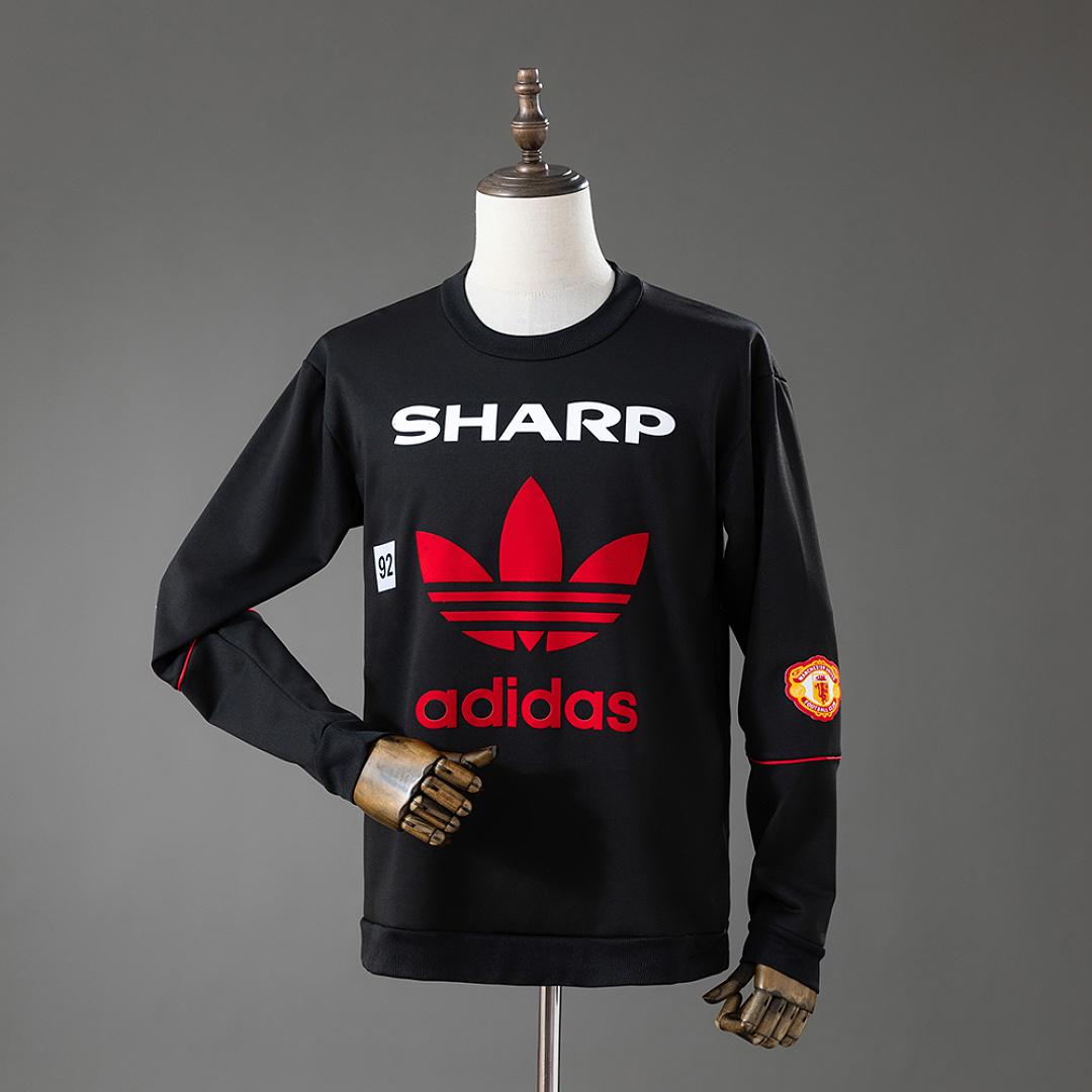 M-U Bringback 90/92 Sweatshirt - Black S-4XL, foto 1
