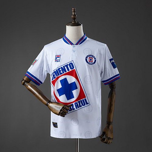 Cruz Azul 1998 Visitante Retrô Camisa S-XXL