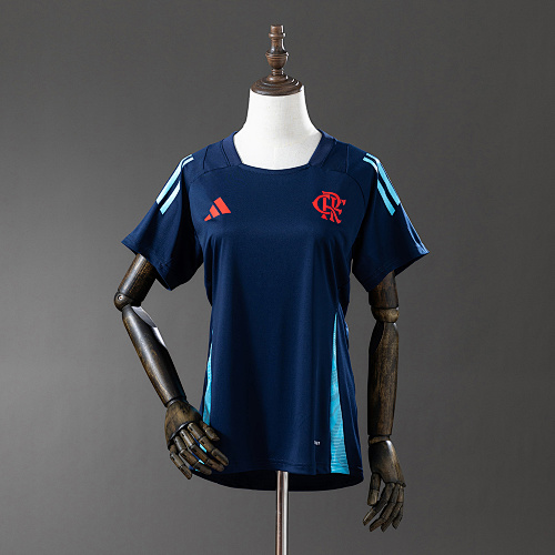 Flamengo 25/26 Feminina Training Suit Navy Blue Camisa S-XXL