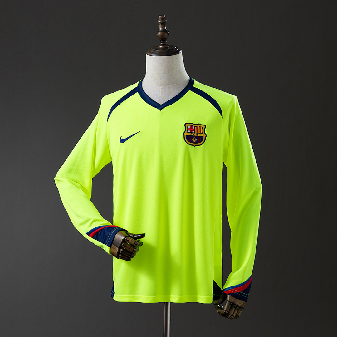 Retrô Manga longa Barcelona 05/06 Visitante S-XXL, foto 1