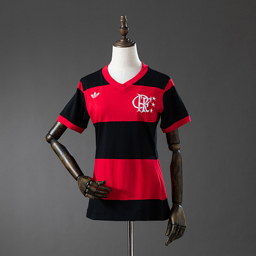 Flamengo 1981 Titular Feminina Retrô Camisa S-XXL