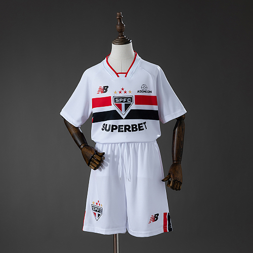 São Paulo 26/27 Titular Kit infantil Tamanho 16-28