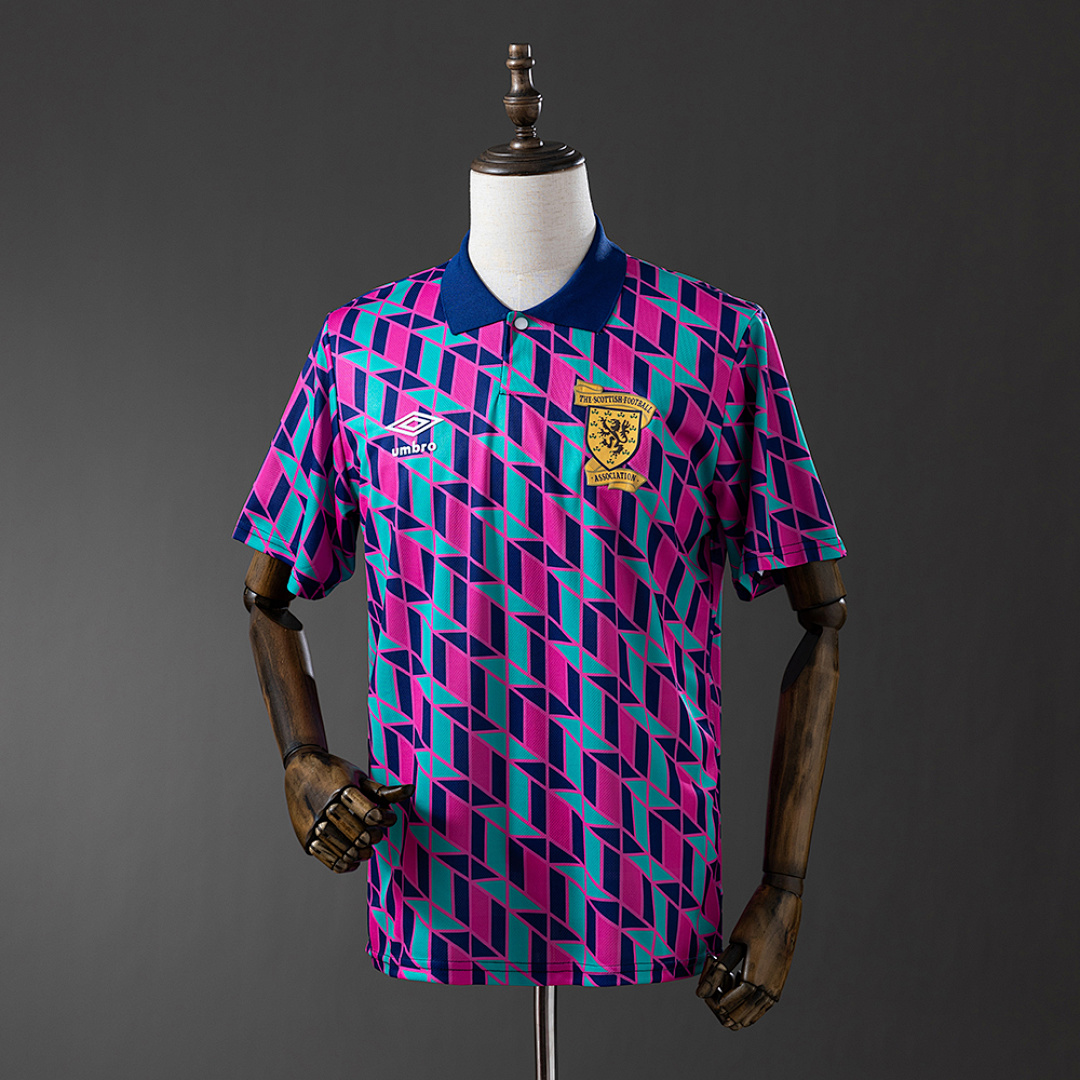 Retrô Scotland 1988/89 Visitante S-XXL, foto 1
