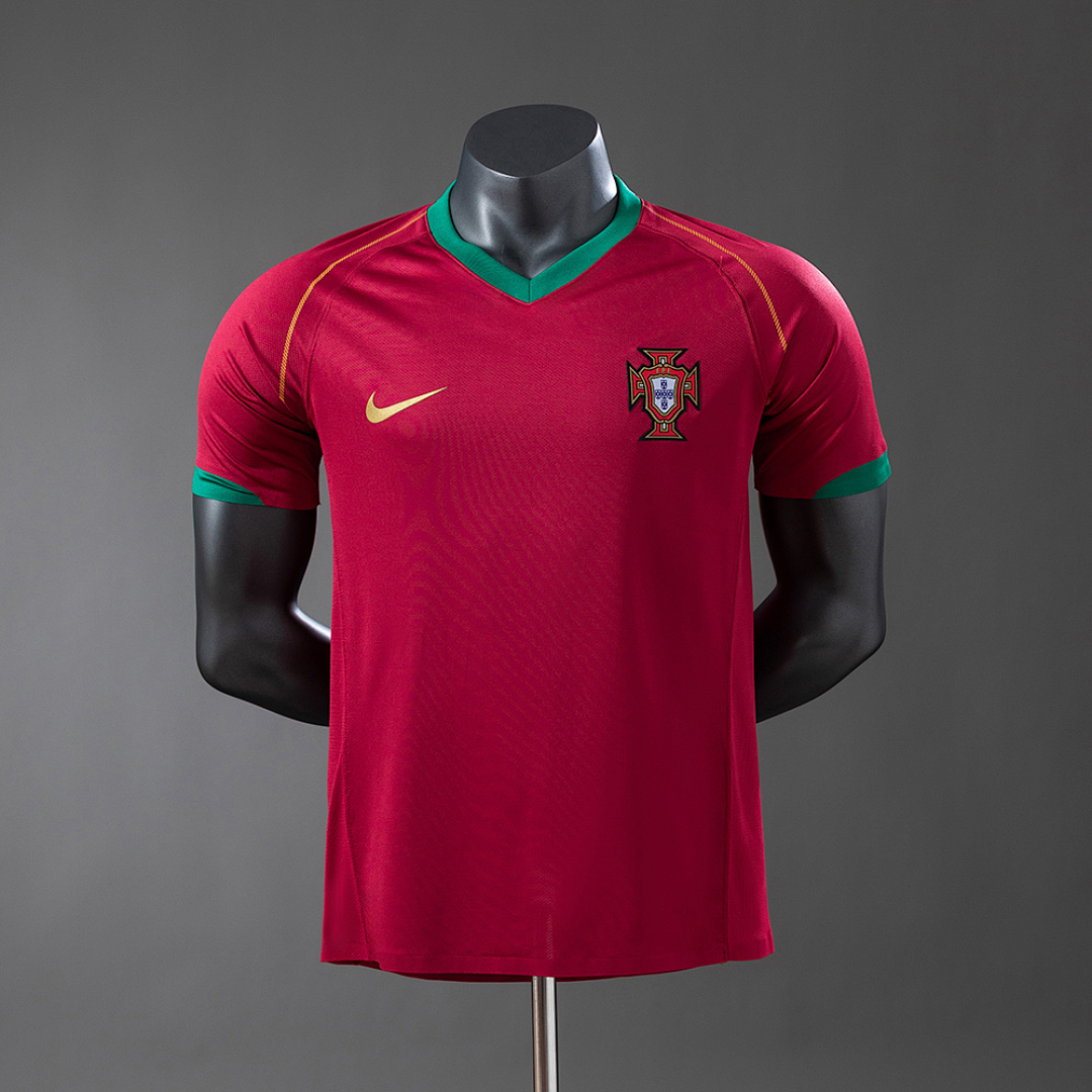 Portugal 2006 Titular Retrô Versão jogador Camisa S-3XL, foto 1