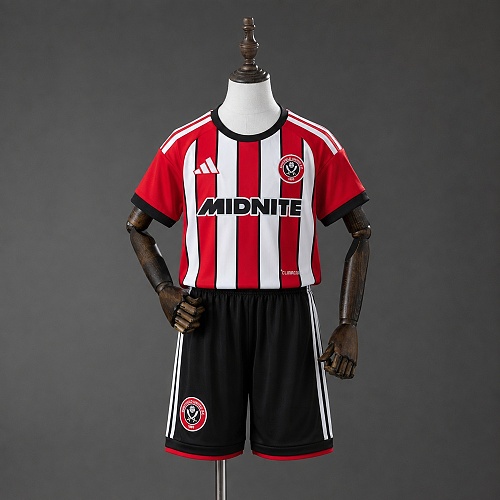 Sheffield United 26/27 Titular Kids kit Tamanho 16-28