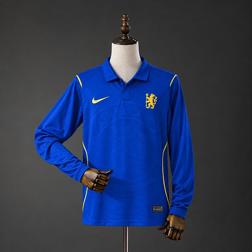 Chelsea 26/27 Titular Manga longa Camisa S-4XL