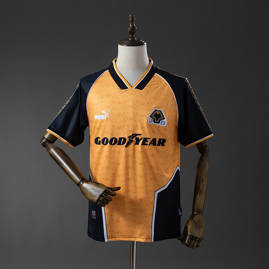 Wolves 96/98 Titular Retrô Camisa S-XXL, foto 1