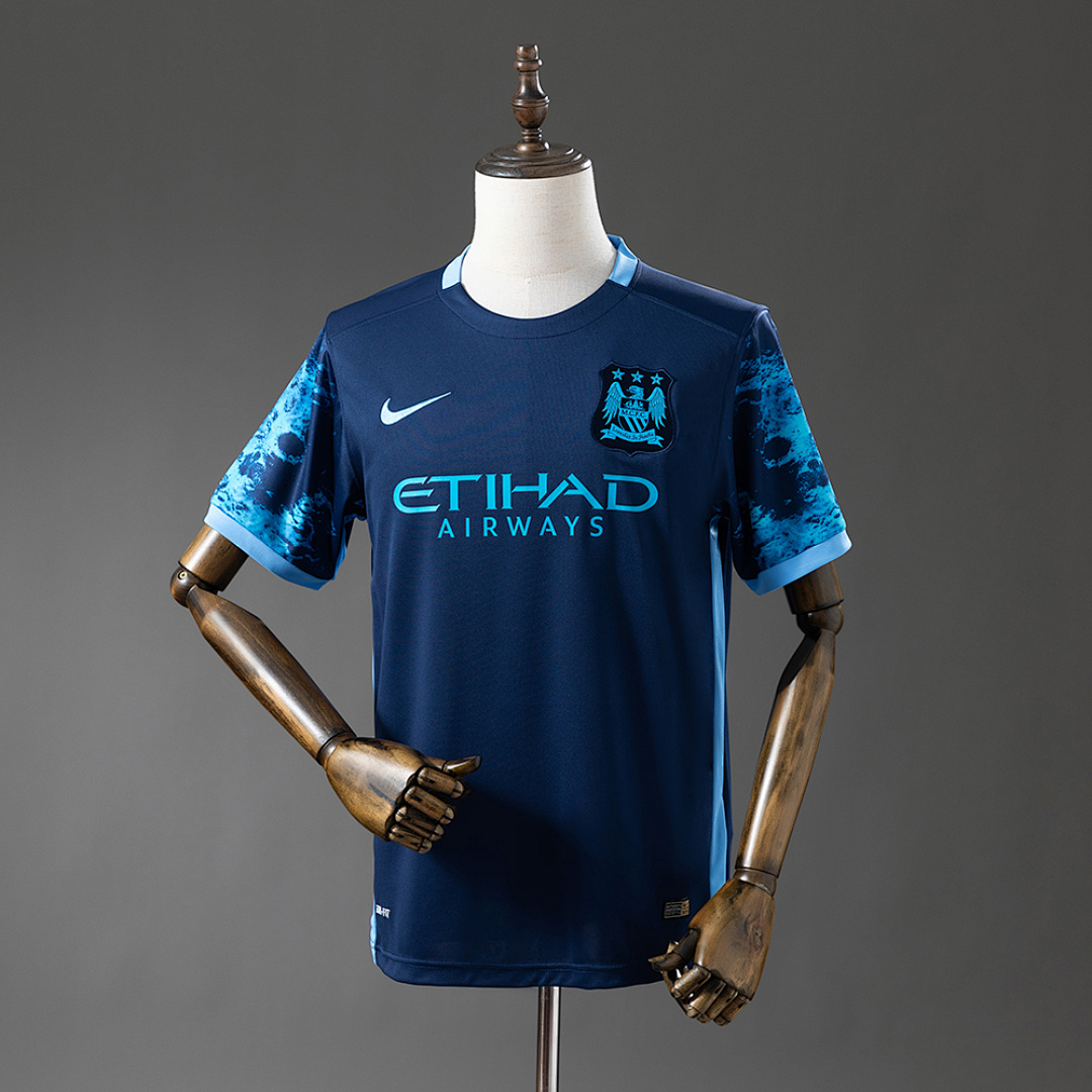 Retrô Manchester City 15/16 Visitante S-XXL, foto 1