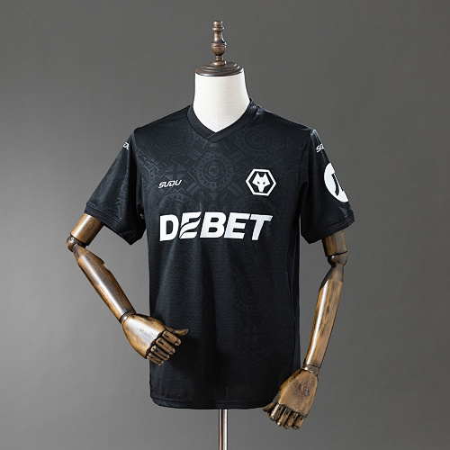 Wolves 25/26 Goleiro Camisa Black S-4XL