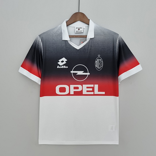 Retrô AC Milan 95/96 Training Suit Black & White S-XXL
