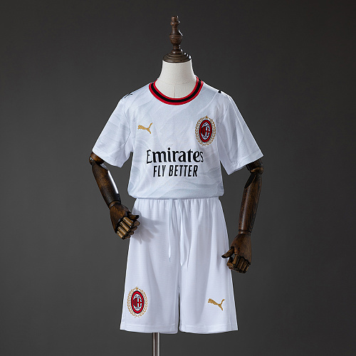 AC Milan 26/27 Visitante Kit infantil Tamanho 16-28