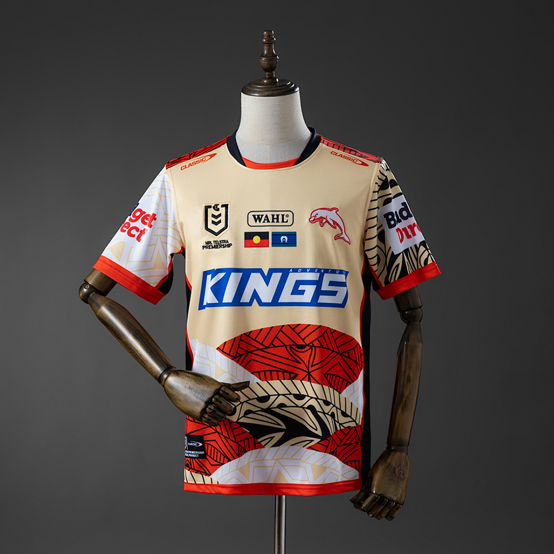 NRL Dolphins 2025 Indigenous Camisa S-5XL, foto 1