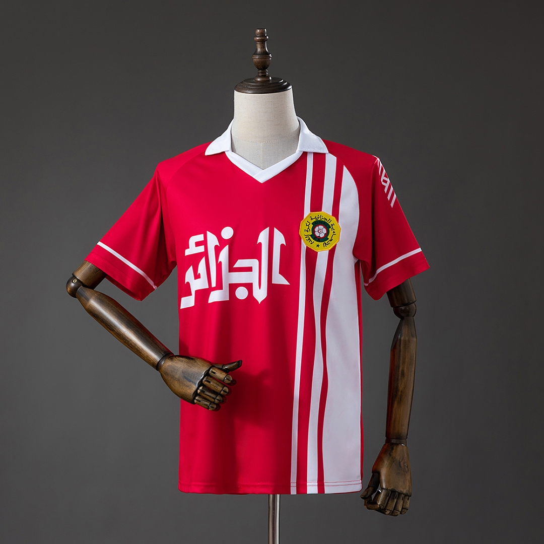 Algeria 1986 Visitante Retrô Camisa S-XXL, foto 1