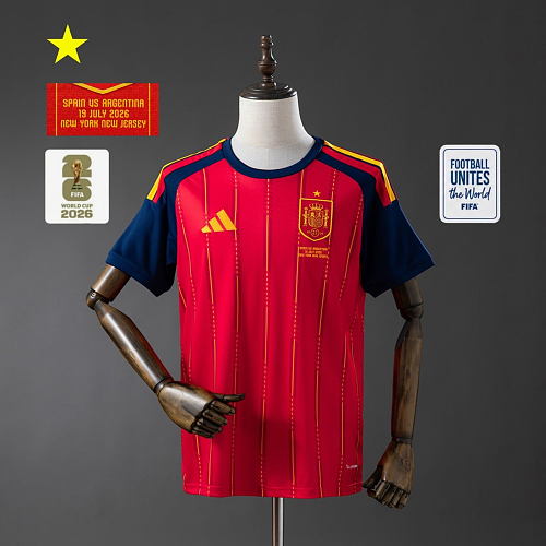 Spain 2026 Titular Stadium Pre-sale 1.1 Quality S-4XL