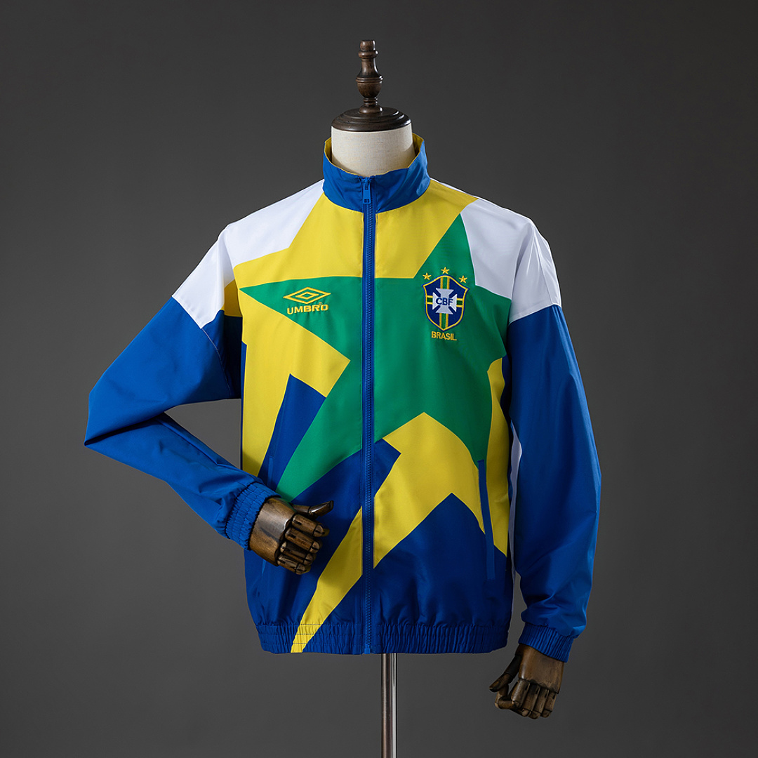 Brazil 92/94 Track Jacket Retrô Windbreaker S-XXL, foto 1