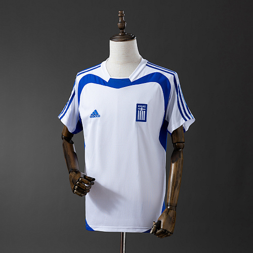 Greece 2004 Visitante Retrô Camisa S-XXL