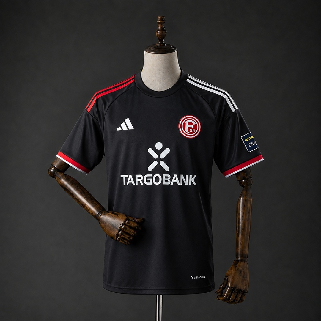 Fortuna Düsseldorf 26/27 Black Visitante Camisa S-4XL, foto 1