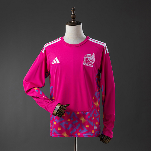 Mexico 2026 Goleiro Manga longa Camisa S-4XL