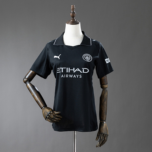 Manchester City 25/26 Visitante Feminina Camisa S-XXL