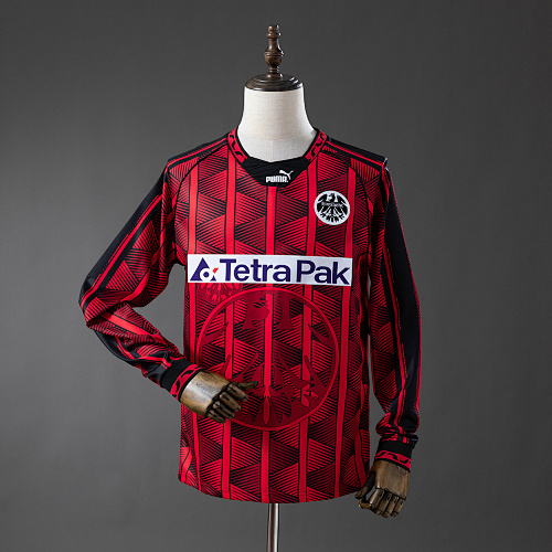 Frankfurt 95/96 Titular Manga longa Retrô Camisa S-XXL